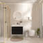 Meuble-lavabo mural avec lavabo en acrylique intégré-287879207-287879206