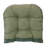 Gripper Overstuffed Universal Non-Slip Dining Chair Cushions for Kitchen Decor or Office Use, U-Shaped Skid-Proof Seat Pad, 17x17 Inches, 2 Count (Pack of 1), Plush Spice-1349299559