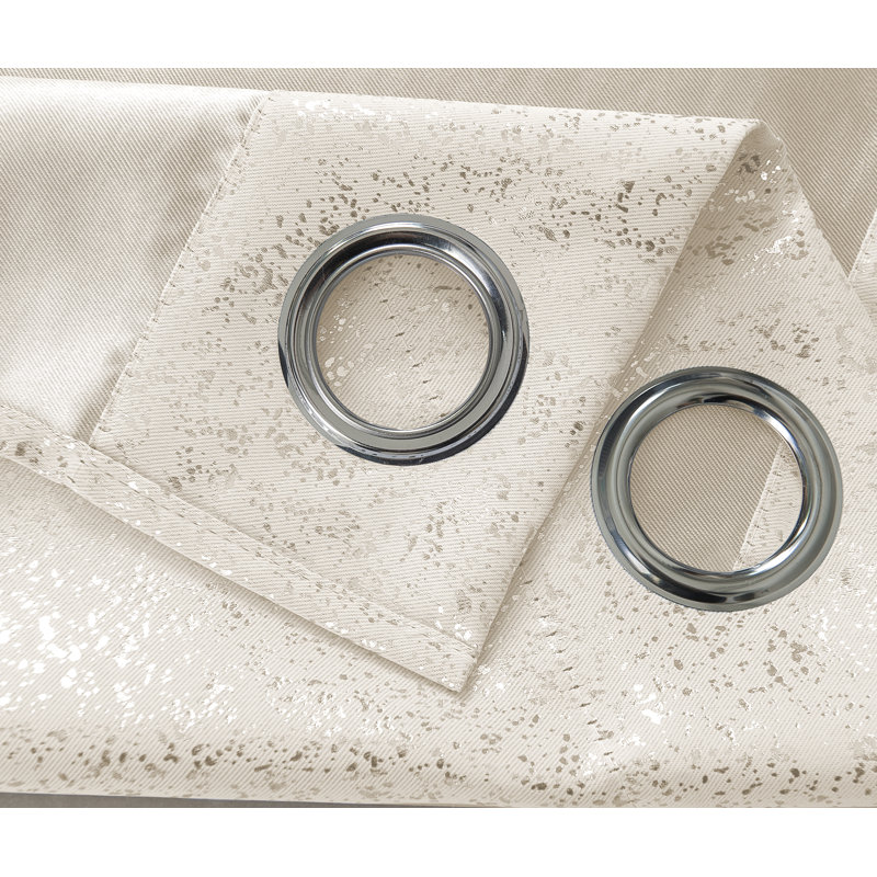 Rideau occultant en polyester Tampere, L 54 po x L 90 po, Beige