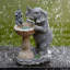 Garden Elephant Statue, Outdoor Sculpture for Lawn, Patio, Yard, Balcony, Porch