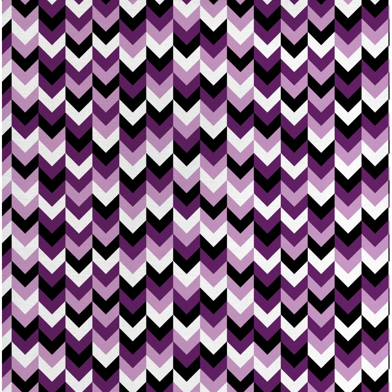 Tissu de zag zig, H 36 po x l 58 po x P 1 po