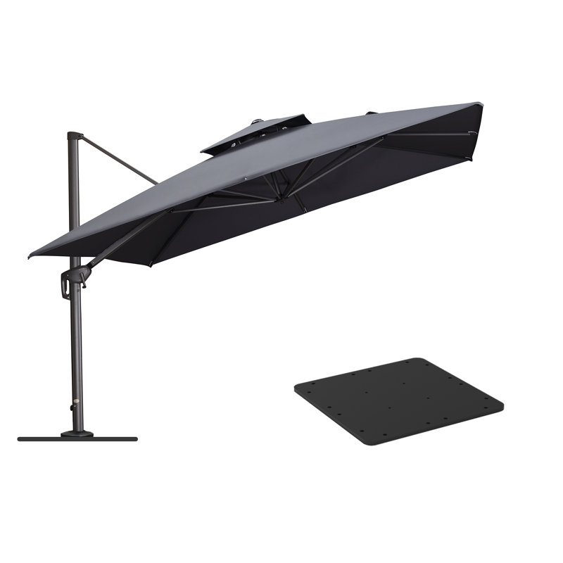Parasol en porte-à-faux 11 po, Gris
