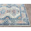 Tapis gris / bleu / corail Gardette-1254526603