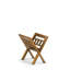 Guildhall Solid Wood Free Standing Magazine Rack