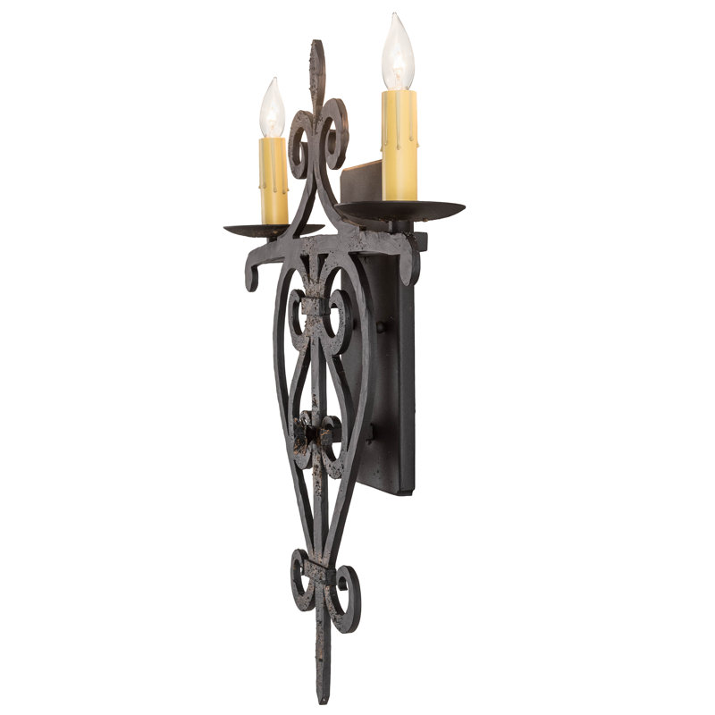 Fleur-de-lis 2 - Light Candle Wall Light