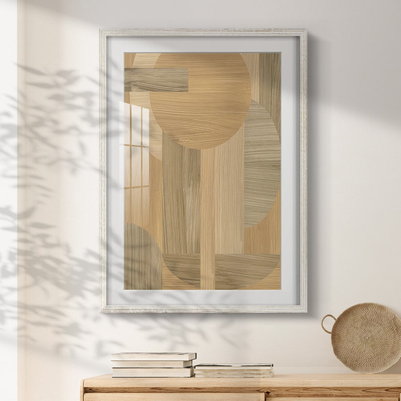 Texture Obscura II - impression encadrée, H 28,5 po x l 20,5 po, Blanc