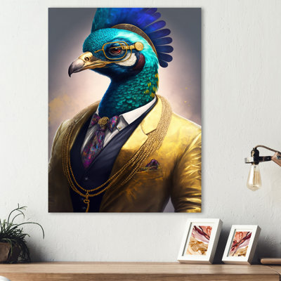 «Peacock Gangster in NYC I», impression sur toile