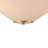3-Light Mushroom-Shaped Fabric Semi-Flush Mount