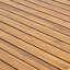 Table d'extérieur en bois 69 po - Finition pour une merveilleuse expérience culinaire avec repas de détente
