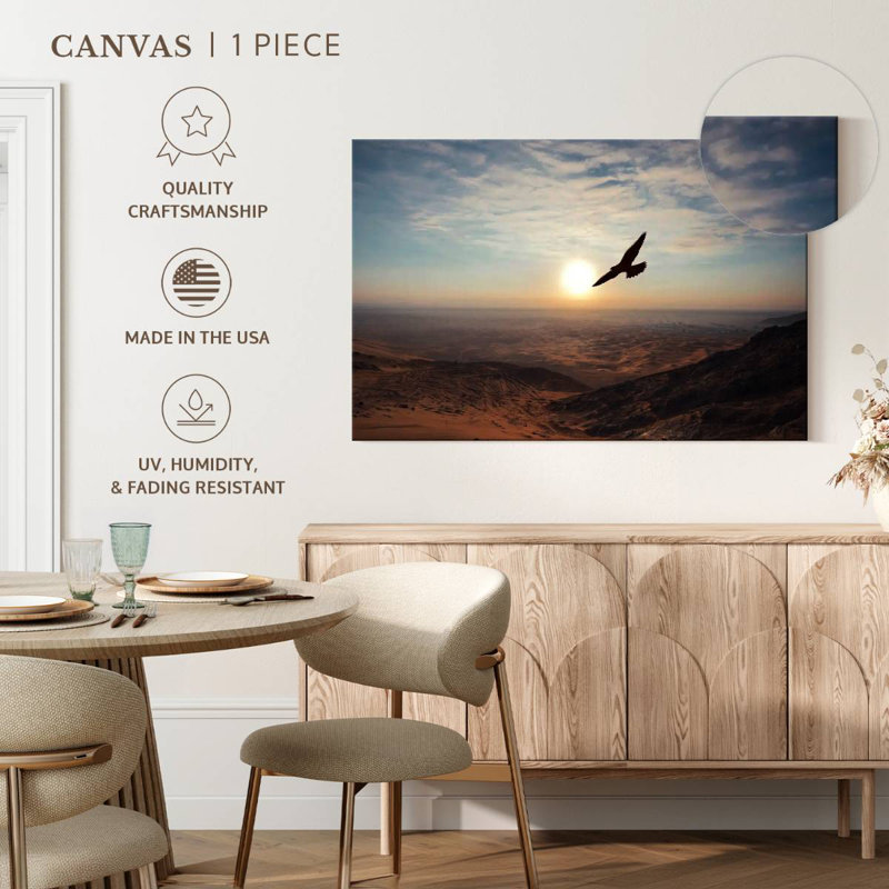 Brampt Flying Desert Eagle, 32" H x 48" W