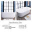 59'' x 30'' Freestanding Soaking Plastic / Acrylic Bathtub