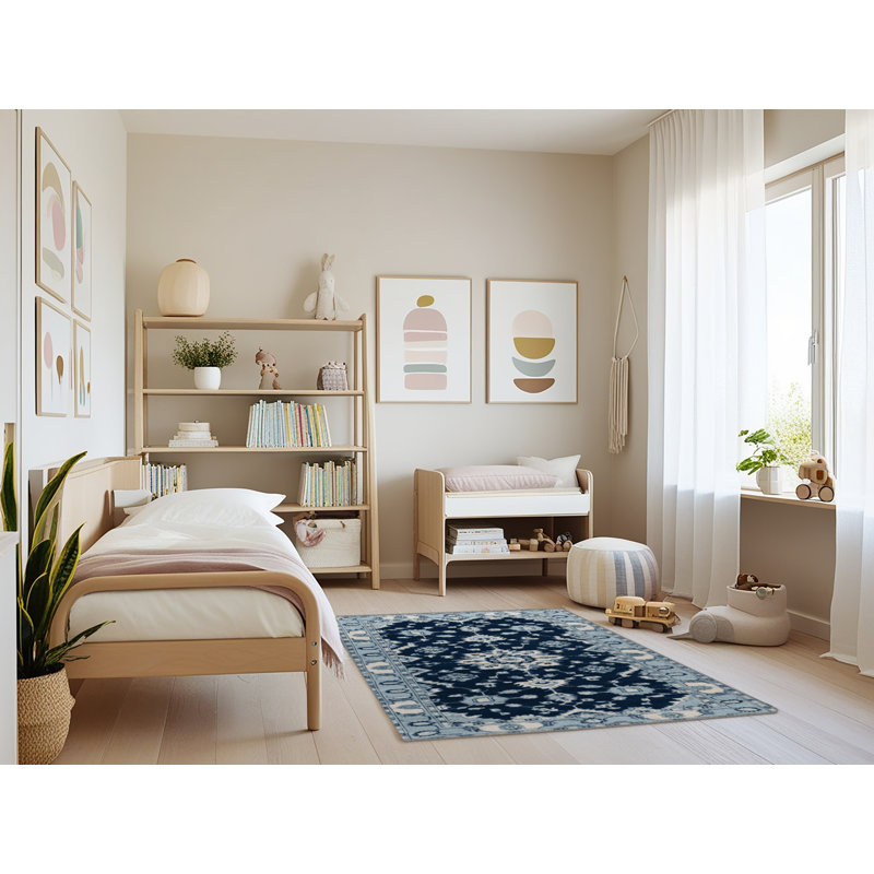 Tapis gris lavable à la machine, Rectangle 4pi x 6 pi
