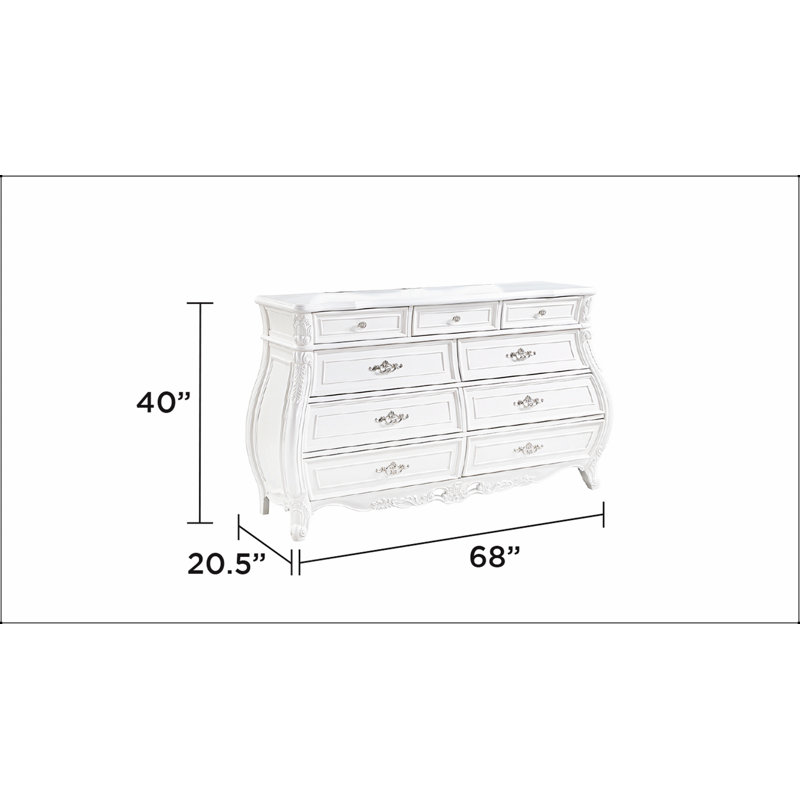 Commode 9 tiroirs Opulence