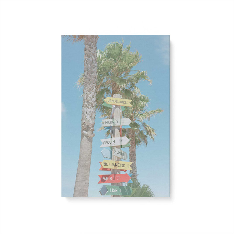 Direction to Dreams on Canvas, H 12 po x l 18 po, Toile tendue