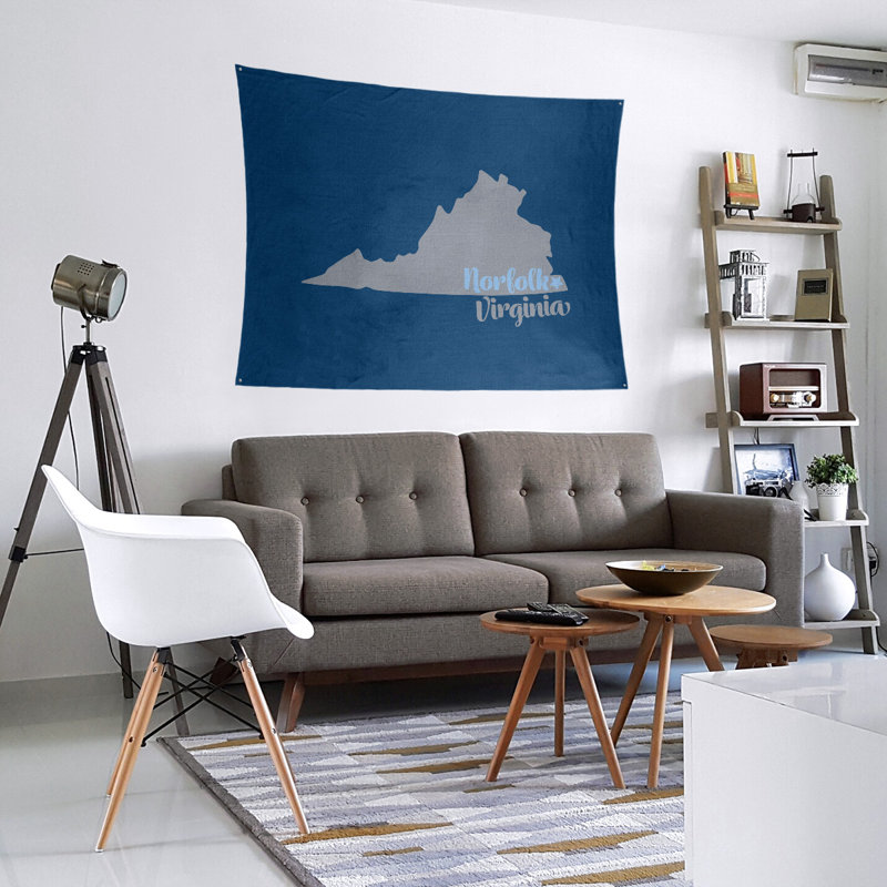 Tapisserie Virginia Sports, H 27,5 po x l 37,5 po