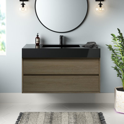 Ensemble de meuble-lavabo simple mural 42 po Golitz