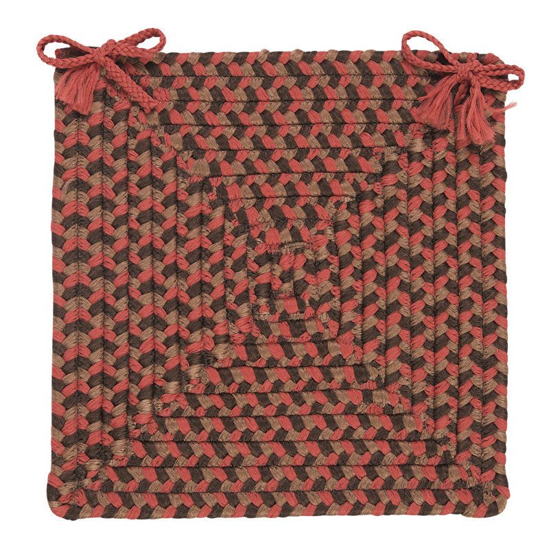Dietz Outdoor 0.5'' Chair Pad, Rusted Rose