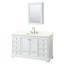 Ensemble de meuble-lavabo simple autoportant 48 po avec plateau en quartz Deborah-98141331-98141335-98141336