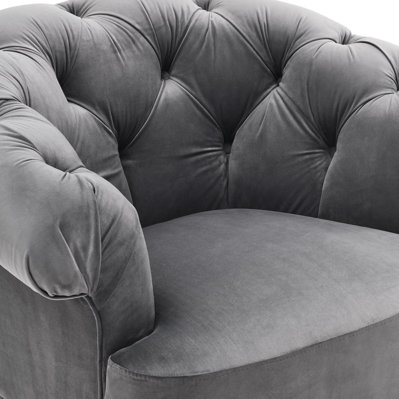 Upholstered Armchair, Feather Grey