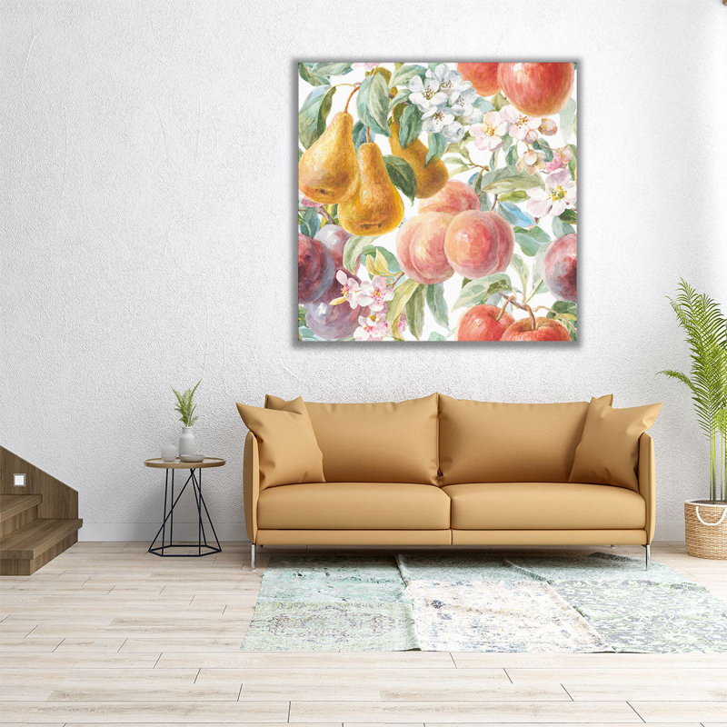 «Blooming Orchard Pattern I», reproduction d'art sur toile, H 30 po x l 30 po
