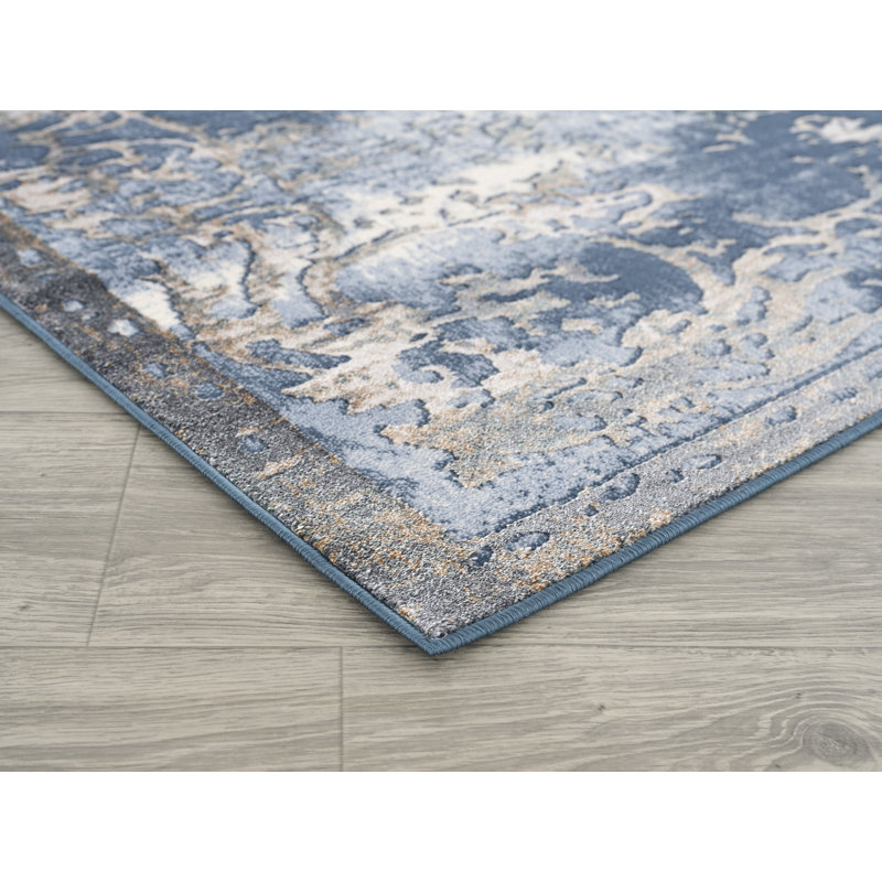 Tapis décoratif abstrait Tarpley, Rectangle 8 pi x 11 pi