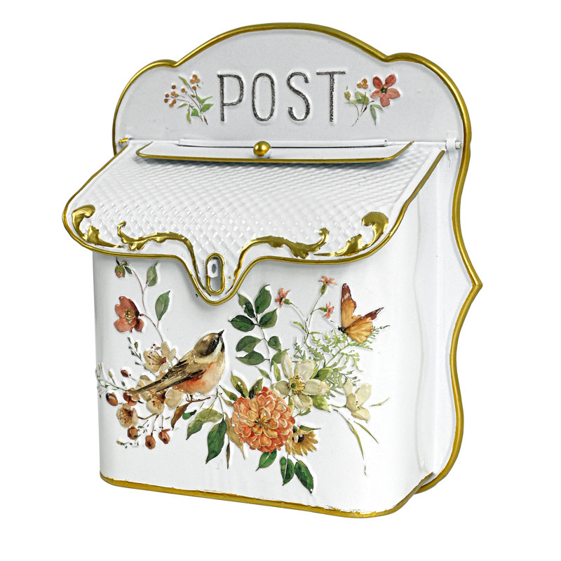 Hainesville Metal Wall Mounted Post Box