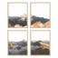 Sunset Bright Desert, impression sur papier encadrée 4 pièces-93011840-93011842