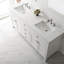 Meuble-lavabo double transitionnel gris Odilion-145547095