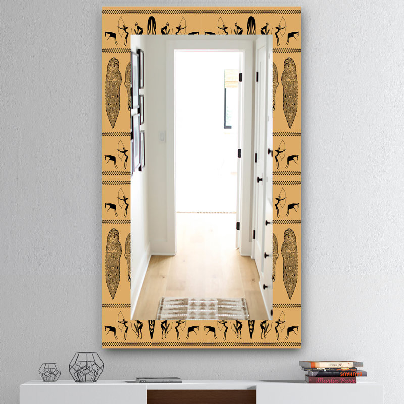 Miroir décoratif mural, miroir décoratif moderne, H 39,4 po x l 29,5 po, Style bohème