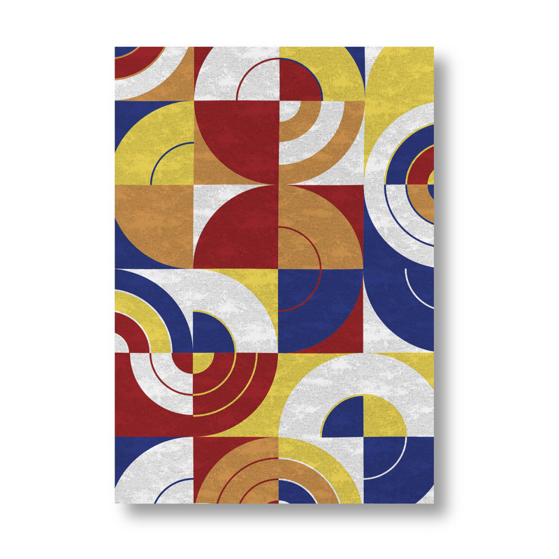Longbridge Abstract Hand Woven Area Rug, Rectangle 120 x 170cm