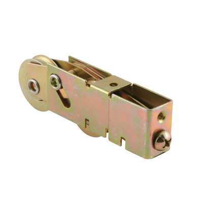 Prime-Line 1-1/4 in. Steel Ball Bearing Tandem Roller Assembly, Plain Back (Single Pack)