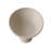 Cole and Grey Ceramic Cream Large Decorative Bowl with Elevated Base