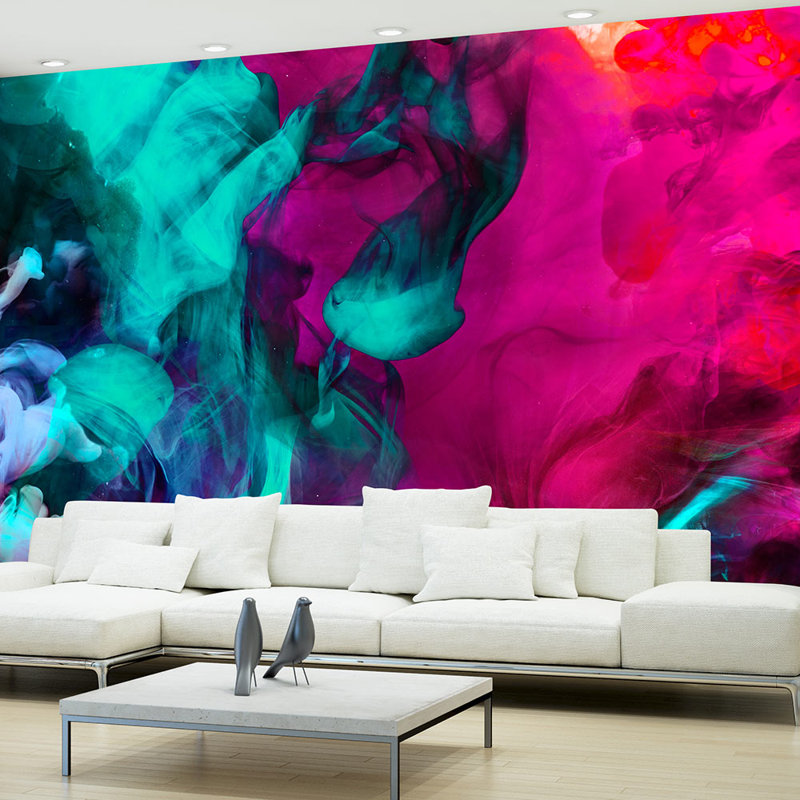 Colour Madness Semi-Gloss Paste the Wall Mural, 280cm H x 400cm W x 0.02cm D