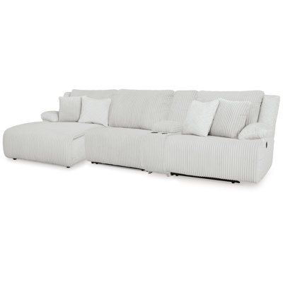 Canapé modulaire inclinable 4 pièces avec méridienne