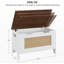 Coffre à jouets en bois, banc de rangement avec charnière de sécurité, banc d'entrée 350 lb, grand coffre à jouets