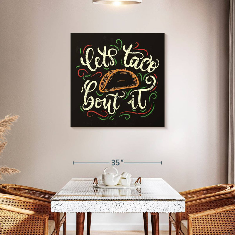 Yarlin Taco 'Bout It, H 36 po x l 36 po