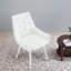 Chaises d'appoint modernes en cuir PU, motif crocodile, dossier à losanges, polyvalentes pour la maison et le bureau