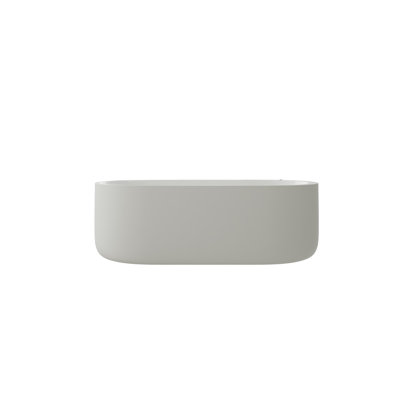 Broxton 67" Freestanding Air Jetted Bathtub With No Faucet