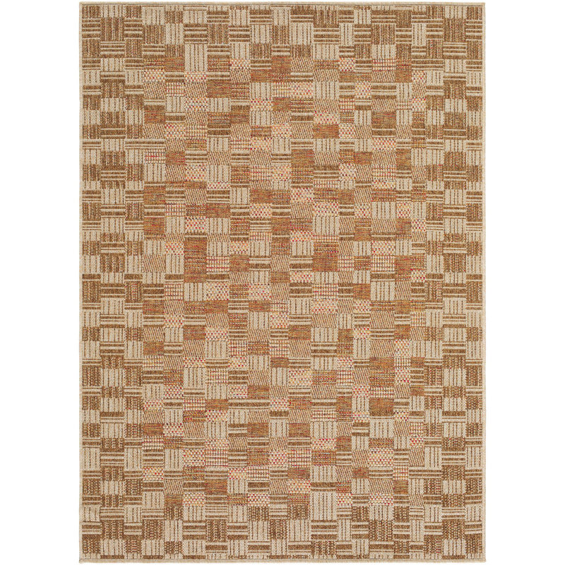 Tapis extérieur tissé à la machine Blunk Cottage CEE2311, Rectangle 7 pi 6 po x 10 pi