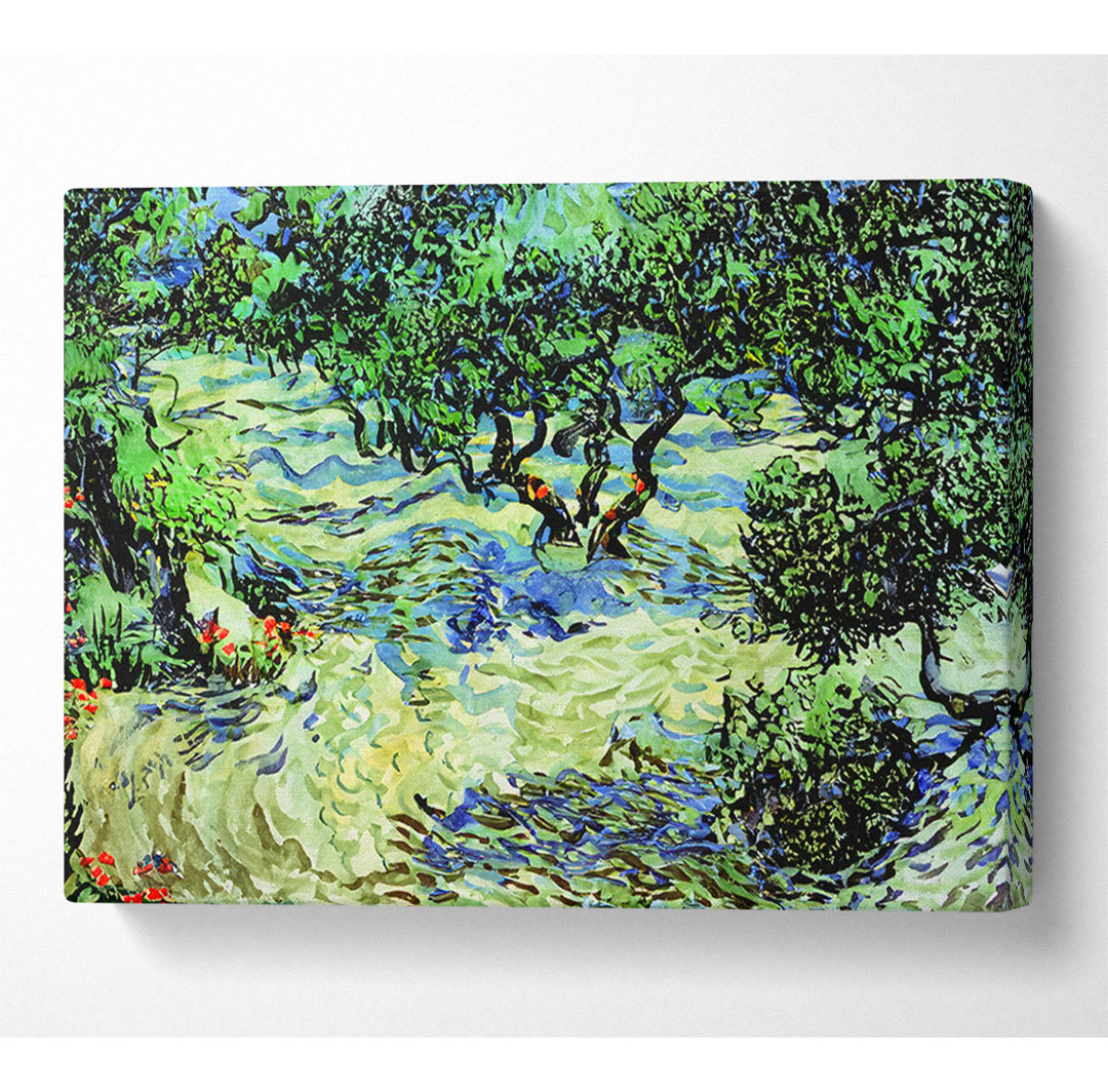 Van Gogh Olive Grove 2 - Kunstdrucke auf Leinwand