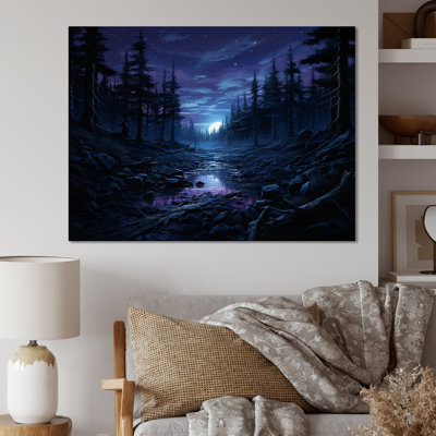 " Pine Tree Moonlit Serenade I "