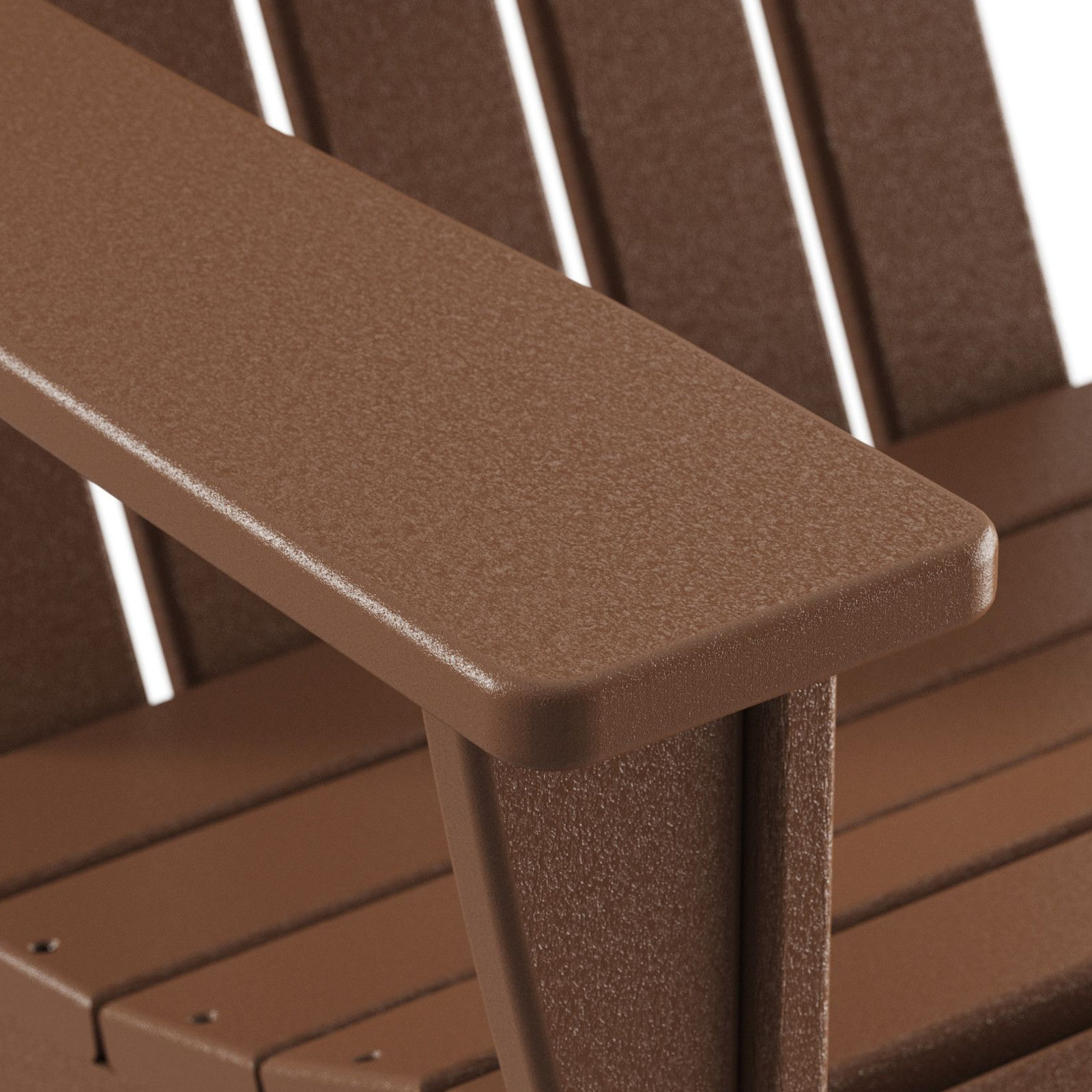 POLYWOOD® Vineyard Adirondack Chair, Teak