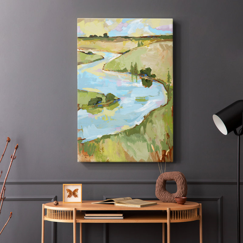 Upriver I - Cavas enveloppés de galerie, H 18 po x l 12 po