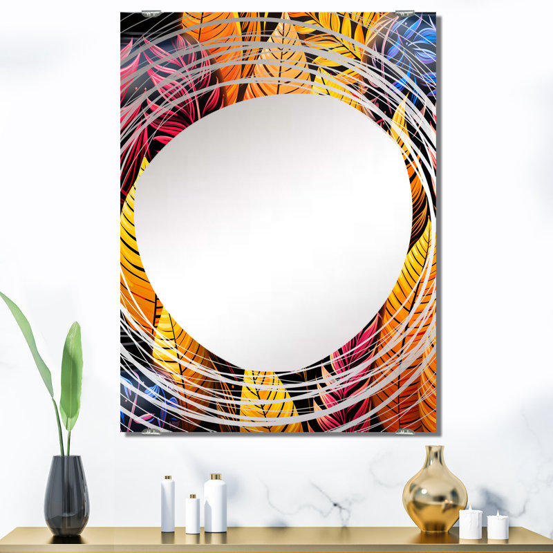 Rajram - Miroir mural Fashion Bitcoin MIR132224, 40 po x 30 po