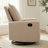 Swivel Rocker Recliner Chair With Manual Recline, Upholstered Glider Recliner For Nursery & Living Room-228854821