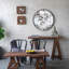 Miroir rond en fer