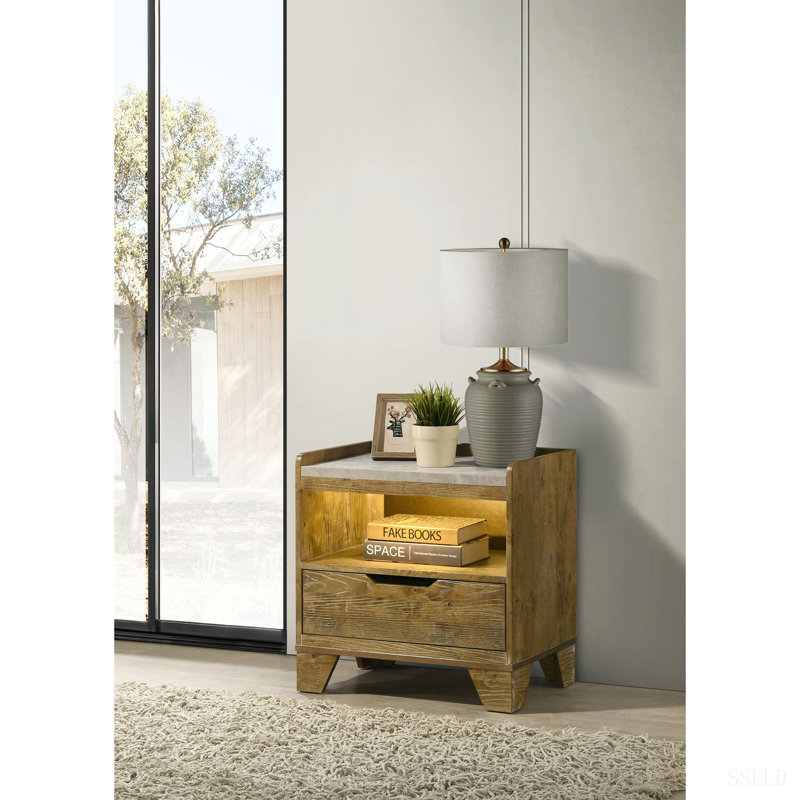Table de chevet 1 tiroir Packard