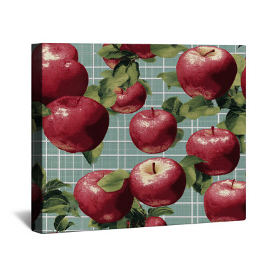 Red Apples Canvas Gallery Wrap - Fruit Wall Decor in Many Sizes