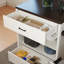 Îlot de cuisine 83,1 "avec table extensible