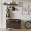 Banc de rangement transitionnel en bois massif Acadian 48 po L-292839288-292839291